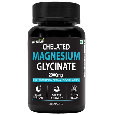 NutriJa Magnesium Glycinate 2000mg,  Unflavoured  30 capsules 