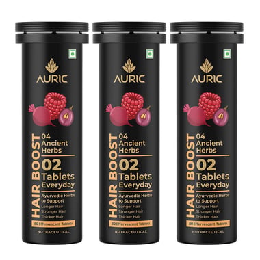 Auric Hair Boost Effervescent, 60 tablet(s)