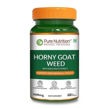 Pure Nutrition Horny Goat Weed, 60 veggie capsule(s)