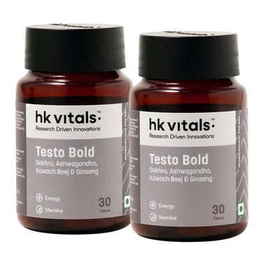 HealthKart HK Vital Testo Bold,  60 tablet(s) 