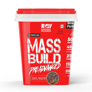 Rawsome Pharm MASS BUILD Pro Advanced, 5.9 lb Cafe Mocha