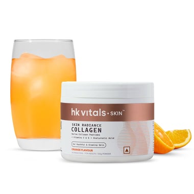 HealthKart HK Vitals Skin Radiance Collagen, 100 g Orange
