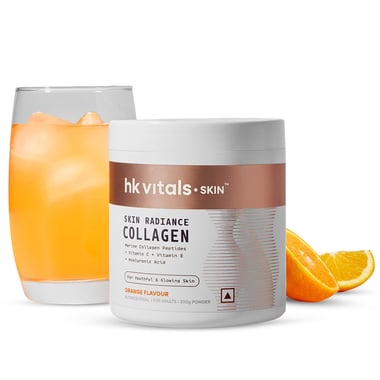HealthKart HK Vitals Skin Radiance Collagen, 200 g Orange