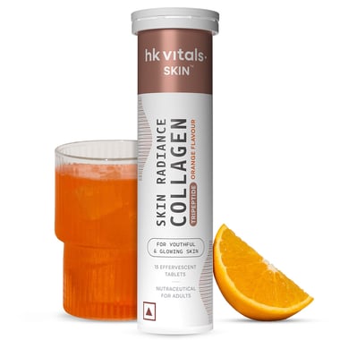 HealthKart HK Vitals Collagen Effervescent, 15 tablet(s) Orange