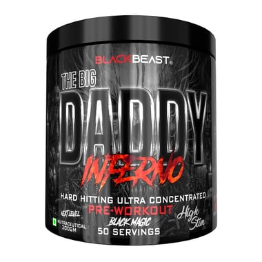 BLACK BEAST The Big Daddy Inferno Pre-Workout, 0.66 lb Black Magic