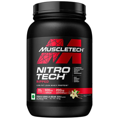 MuscleTech Nitrotech Ripped Low Fat Whey Protein,  1.99 lb  French Vanilla Bean 