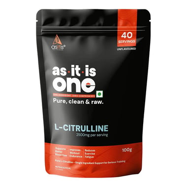 AS-IT-IS Nutrition One L Citrulline, 0.22 lb Unflavoured
