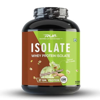 Ripped Up Nutrition Whey Protein Isolate,  4 lb  Pistachio Ice Cream 