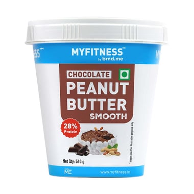 Myfitness by brnd.me Chocolate Peanut Butter, 510 g Smooth