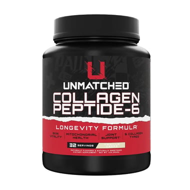 Unmatched Collagen Peptide-6, 454 g Vanilla