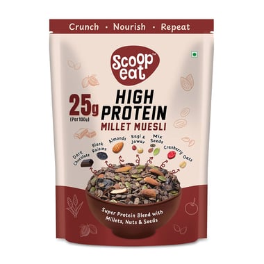 Scoopeat Millet Muesli,  400 g  High Protein 
