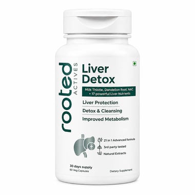Rooted Active Naturals Liver Detox, 60 veggie capsule(s)