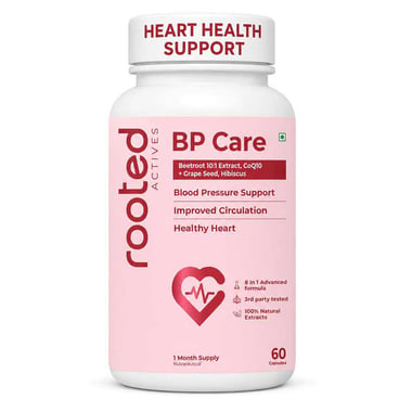 Rooted Active Naturals BP Care,  60 capsules 