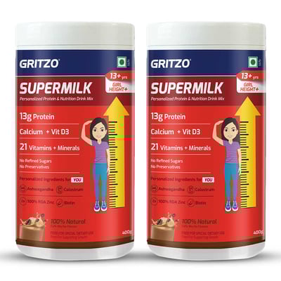 800g Supermilk Height+ for Girl 13+ Yrs Cafe Mocha - 400g x 2