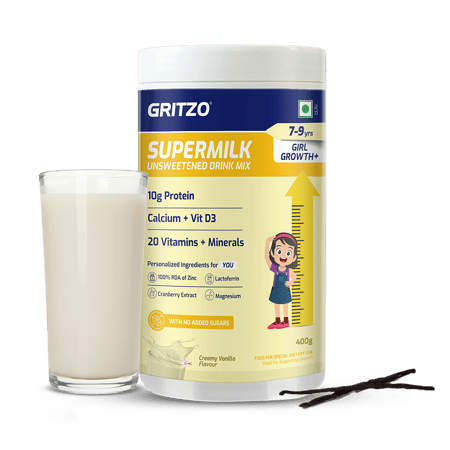 Supermilk Growth+(Height+) Unsweetened