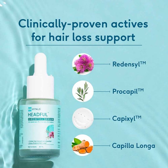 4 - HK Vitals Headful Growth+ Serum by HealthKart,  30 ml  All Hair Type