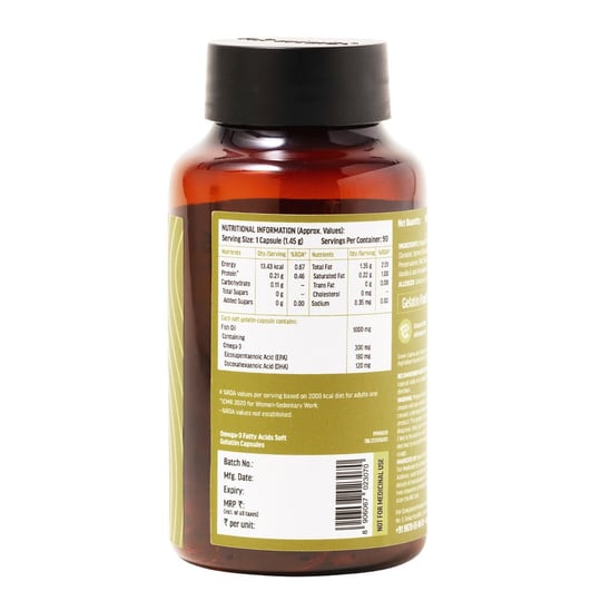 1 - HK Vitals Omega-3 by HealthKart,  90 softgels 