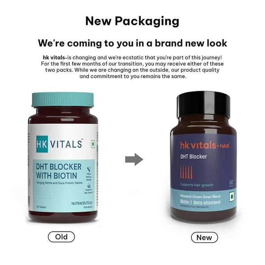 HK Vitals DHT Blocker with Biotin 60 tablet(s) Pack of 2 by HealthKart