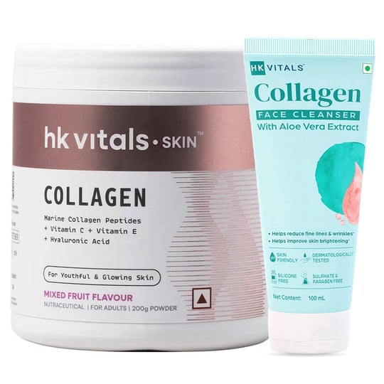 HK Vitals Skin Radiance Collagen 200 g Mixed Fruit & Collagen Face Cleanser Combo