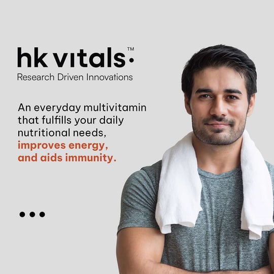 14 - HK Vitals Multivitamin with Zinc & Vitamin C,  30 tablet(s)  Unflavoured