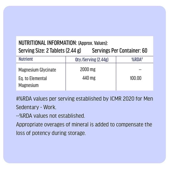 Magnesium Glycinate Men 120 Tabs and Multivitamin Adults 50+