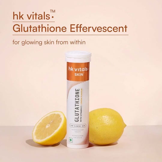 8 - HK Vitals Glutathione Effervescent with Vitamin C,  Lemon  30 tablet(s)