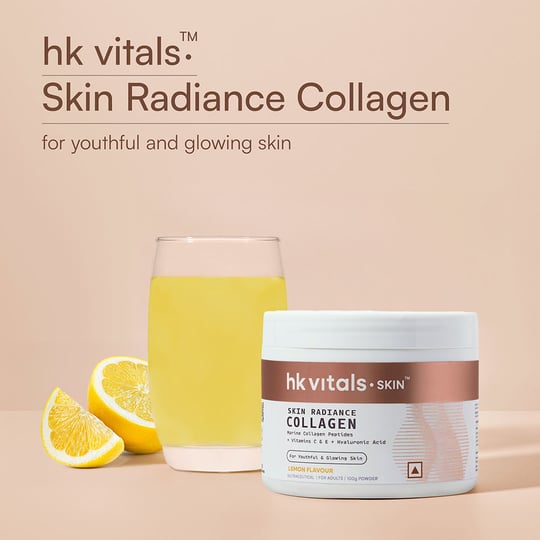 1 - HK Vitals Skin Radiance Collagen,  Marine Collagen  100 g  Lemon