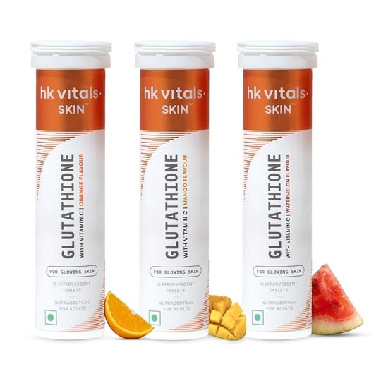 Glutathione Effervescent with Vitamin C 45 Tabs Assorted Flavours