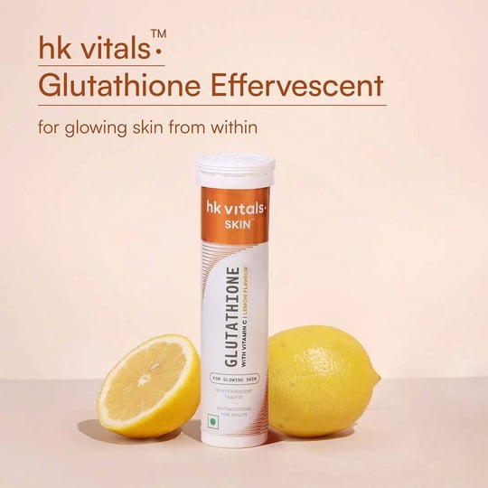 8 - HK Vitals Glutathione Effervescent with Vitamin C,  Lemon  30 tablet(s)