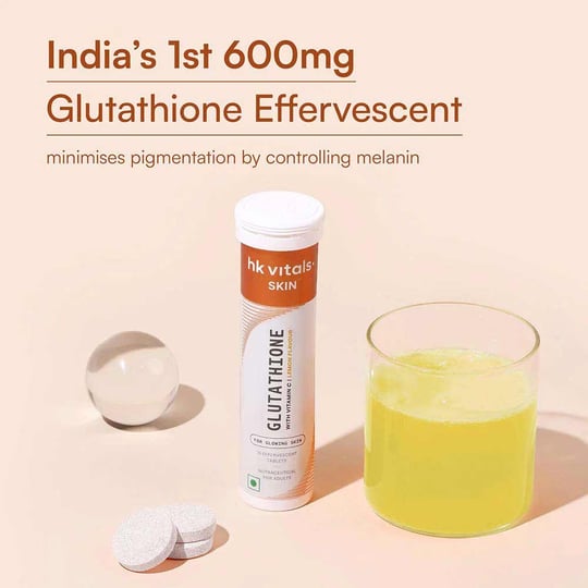5 - HK Vitals Glutathione Effervescent with Vitamin C,  Lemon  30 tablet(s)
