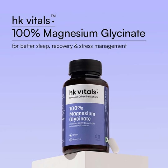 3 - HK Vitals 100% Magnesium Glycinate, 60 tablet(s)