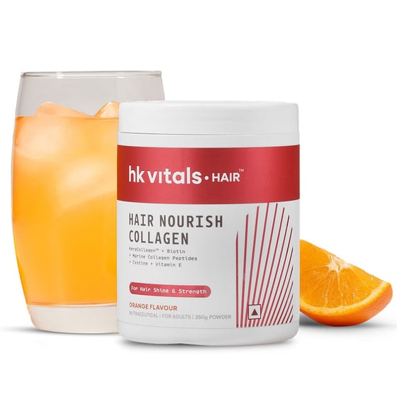 HK Vitals Hair Nourish Collagen,  KeraCollagen™  250 g  Orange 