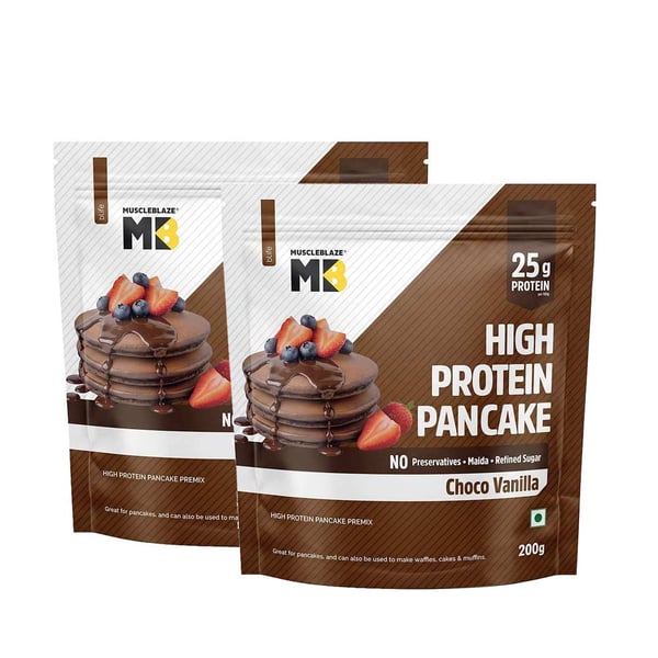 High Protein Pancake 200g x 2 Pack Choco Vanilla