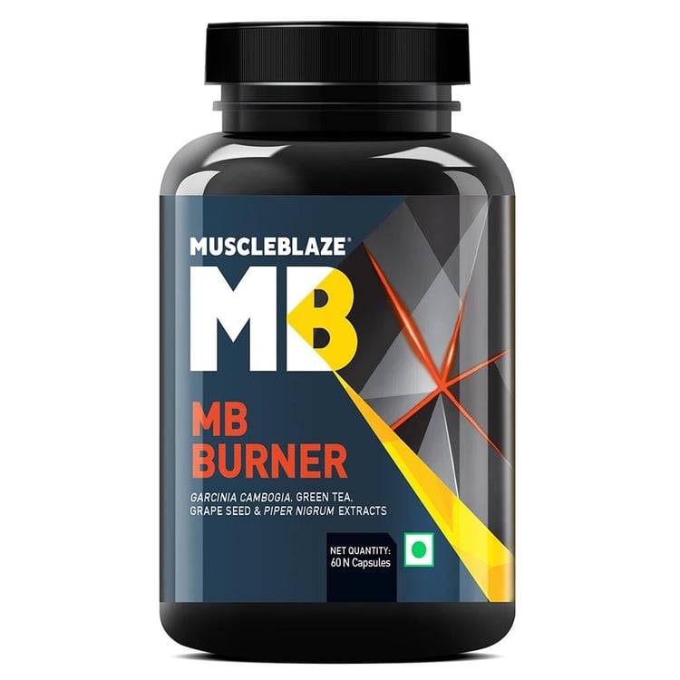 4 - MuscleBlaze MB Fat Burner with Garcinia Cambogia,  60 capsules  Unflavoured 
