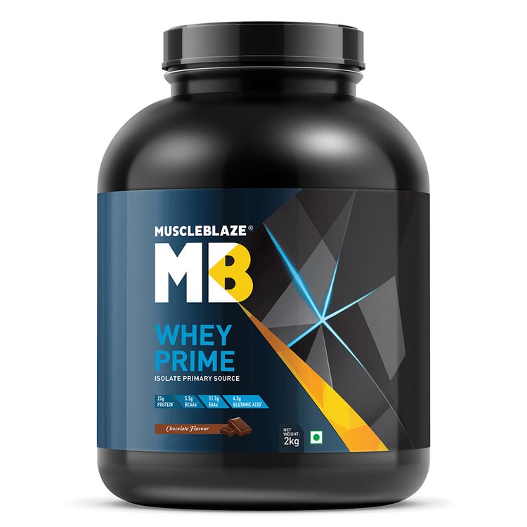 2 - MuscleBlaze Whey Prime,  4.4 lb  Chocolate 