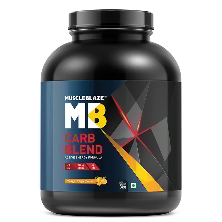 1 - MuscleBlaze Carb Blend,  6.6 lb  Orange 