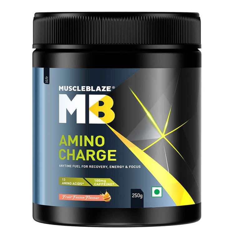 1 - MuscleBlaze Amino Charge,  0.55 lb  31 Servings  Fruit Fusion 