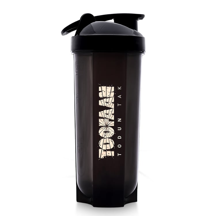 2 - MuscleBlaze Toofan Shaker,  Black Transparent  650 ml 