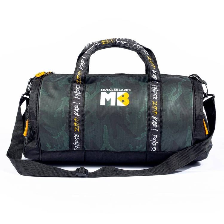 1 - MuscleBlaze Phirse Zidd Kar Gym Bag,  Camo, 30L 