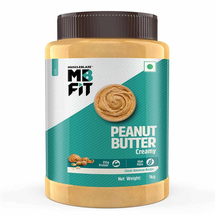 3 - MuscleBlaze Peanut Butter,  1 kg  Creamy 