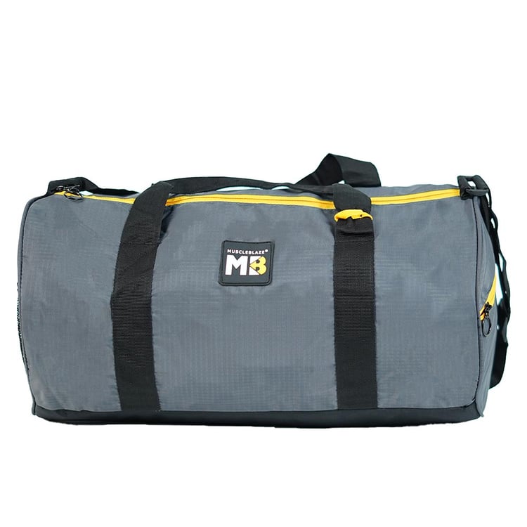 2 - MuscleBlaze Gym Duffle Bag,  Grey 30L 