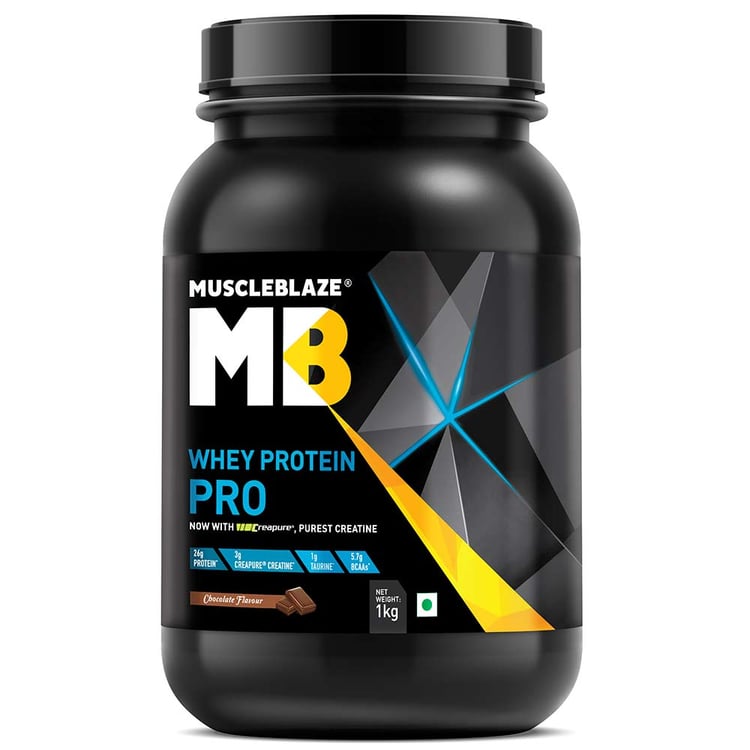 MuscleBlaze Whey Protein Pro with Creapure,  2.2 lb  Chocolate 
