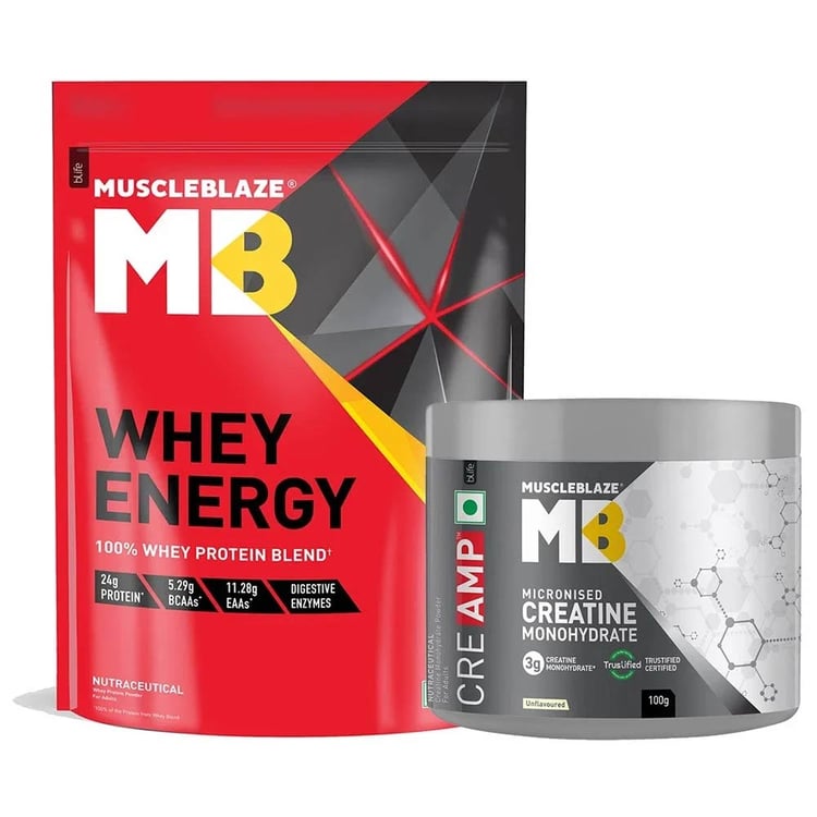 Whey Energy 1 kg & Creatine 100g Combo
