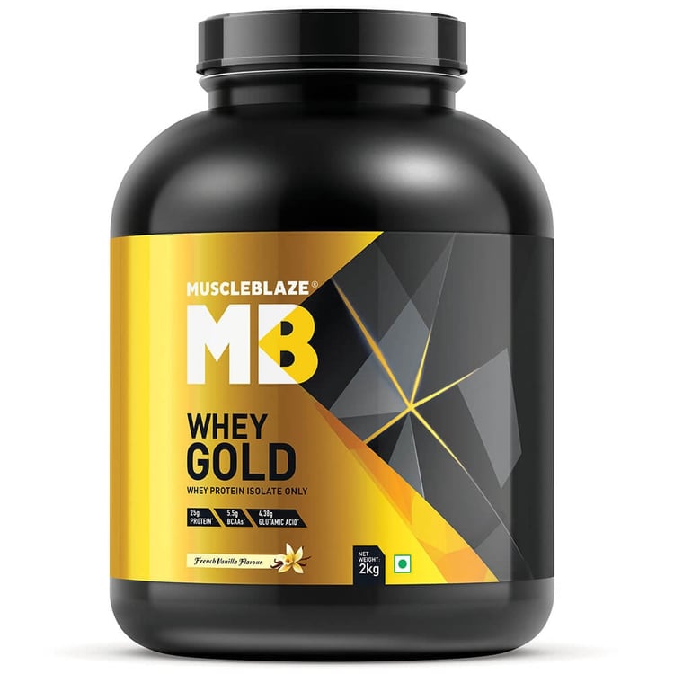 2 - MuscleBlaze Whey Gold Protein,  4.4 lb  French Vanilla 