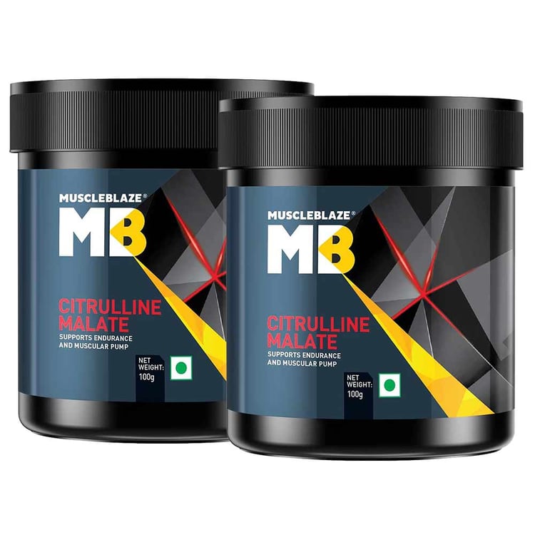 1 - MuscleBlaze Citrulline Malate,  0.22 lb  Unflavoured (Pack of 2) 