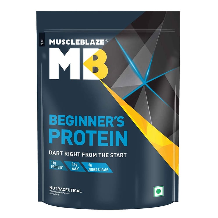 2 - MuscleBlaze Beginner's Protein Powder,  2.2 lb  Chocolate 