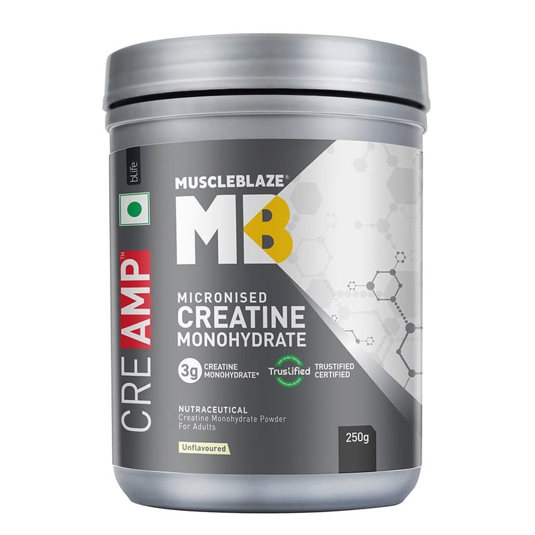2 - MuscleBlaze Creatine Monohydrate CreAMP,  0.55 lb  Unflavoured 