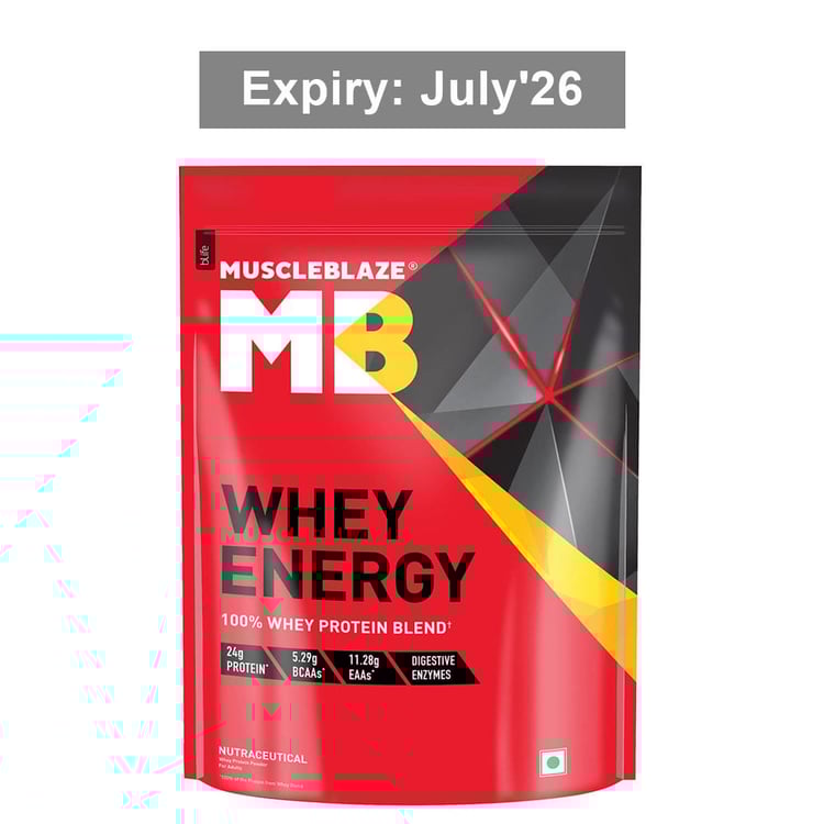 MuscleBlaze Whey Energy with Digezyme, 4.4 lb Mango Cream