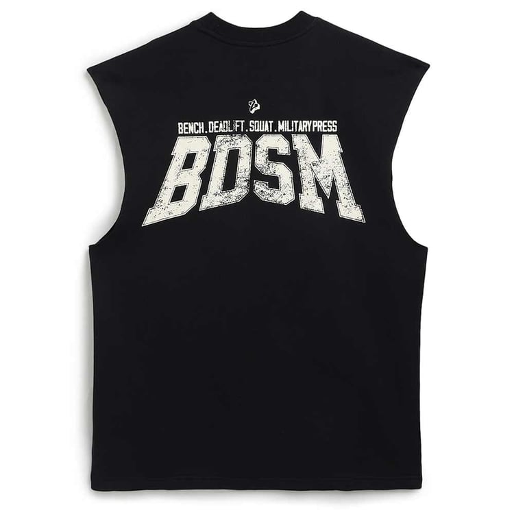 1 - MuscleBlaze B.D.S.M Oversized Tank,  X-Large  Black 
