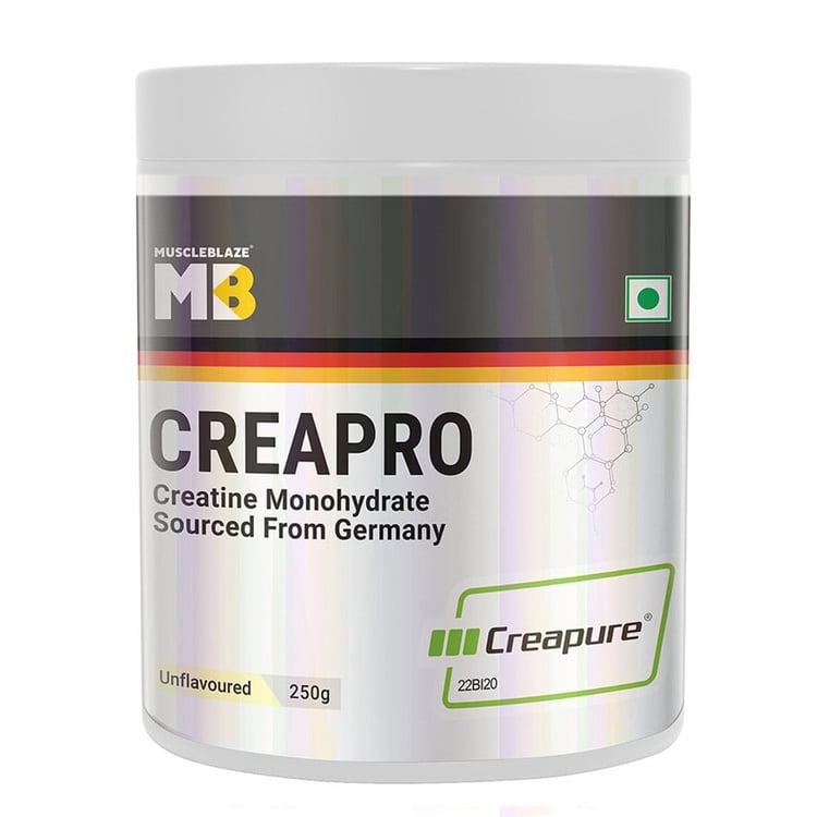 MuscleBlaze CreaPRO Creatine with Creapure® Powder from Germany, 0.55 lb Unflavoured
